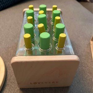 Lovevery wooden peg posting stand